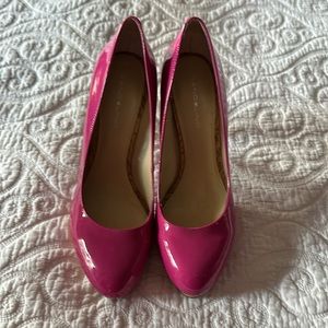 Bright Pink Patent Pumps 9W